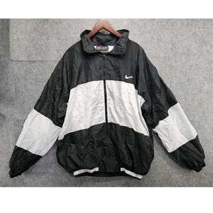 Vintage Nike Windbreaker Jacket Mens Large Colorblock 80s/ 90s Made in USA